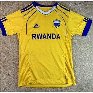 Adidas Rwanda National Soccer Football Team Jersey Kit Large Men’s Climacool